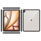 Apple iPad Air 13 2024 / Pro 12.9 2018 RedPepper Shellbox Waterproof Cover with Built-In Screen Protector - RedPepper