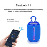 T&G TG653 5W Bluetooth Speaker LED Lights 1000mAh Rechargeable Battery - bluetooth speaker T&G