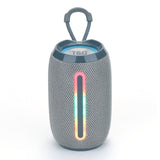 T&G TG653 5W Bluetooth Speaker LED Lights 1000mAh Rechargeable Battery - Grey - bluetooth speaker T&G