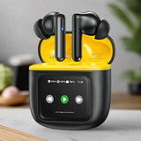 WeKome S12 Wireless Earphones with Smart Screen Charging Case Auto Connect - Black - WEKOME