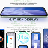 Ulefone Note 19 4G Phone 3GB RAM ( + 3GB virtual RAM) + 64GB Storage 6.56’’ Display 5000mAh Battery - Ulefone