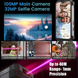 Unihertz 8849 Tank Mini Rugged 4.3’ Display 12GB + 256GB 5800mAh Battery 100MP Camera Camping Lights