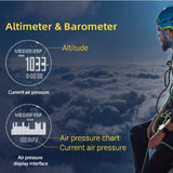 NORTH EDGE AQUA 100m Scuba Dive Watch - Dive Functions Altimeter Barometer & Luminous Compass - North Edge