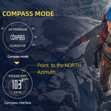 NORTH EDGE AQUA 100m Scuba Dive Watch - Dive Functions Altimeter Barometer & Luminous Compass - North Edge