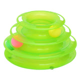 3 Layer Cat Ball Tower - Green - Pet NOCO