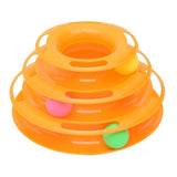 3 Layer Cat Ball Tower - Orange - Pet NOCO