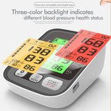 Automatic XL Arm 52cm Cuff Blood Pressure Monitor Tri Colour Backlight For Home Usage - NOCO