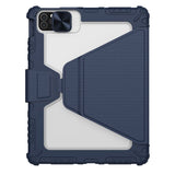 Apple iPad 10.2 Nillkin Bumper Snapsafe Tablet Cover and Removable Stand/Flap - Blue - Cover Noco