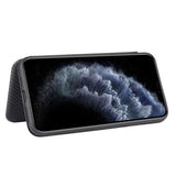 Carbon Shell Flip Phone Cover/Wallet - For Apple iPhone 11 Pro - acc Noco