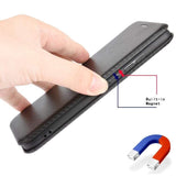 Carbon Shell Flip Phone Cover/Wallet - For Apple iPhone XS Max - acc Noco