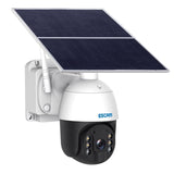 ESCAM QF624 WI-FI 3MP SOLAR POWERED 24/7 Pan/Tilt Outdoor Security Camera App Control, - security ESCam