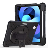 Heavy Duty Shockproof Protective Tablet Cover with Rotating Stand/Hand Grip/Stylus Holder for Apple iPad Pro 11 2018,2020,2021 / iPad Air