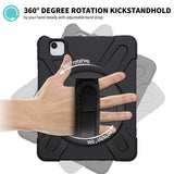 Heavy Duty Shockproof Protective Tablet Cover with Rotating Stand/Hand Grip/Stylus Holder for Apple iPad Pro 11 2018,2020,2021 / iPad Air