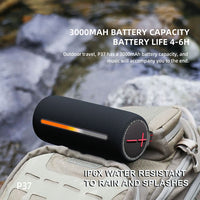 Hopestar P37 20W Bluetooth Speaker 3000mAh Battery TWS LED Light Big Bass Water Resistant - bluetooth speaker Hopestar