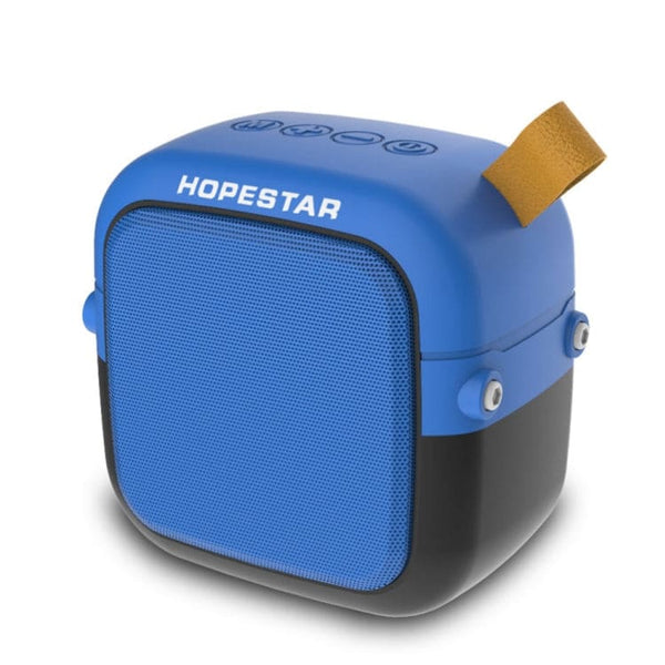 Hopestar T5Mini Bluetooth Speaker 500mAh Battery Compact Mini Size - Blue - bluetooth speaker Hopestar