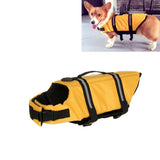 Life Vest with Reflective Stripes and Strap for Dogs - Yellow - Small - Pet NOCO