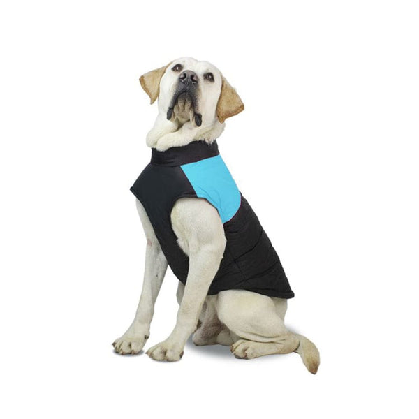 Puffer Jacket Vest for dogs - Blue and Black - Small - Pet NOCO