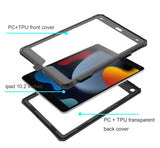 Red Pepper Shellbox Waterproof Full Enclosure with Built-In Screen Protector for Apple iPad 10.2 2021 - Cover Noco