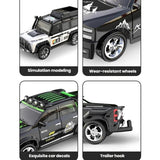 1:64 Mini Alloy RC Car with Lights | Metal Alloy | Trailer - Noco