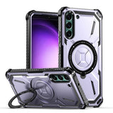 Samsung Galaxy S22 Hybrid 2 Piece Rugged Magsafe Ring Protective Cover - Purple - Cover Noco