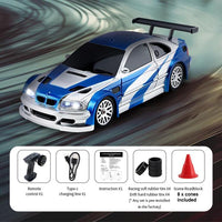 4301G 1:43 Scale RC 4WD Gyro Assist Drift Car LED Lights Drift and Race Tyres - Noco