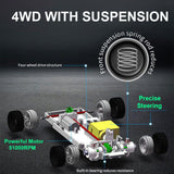 4301G 1:43 Scale RC 4WD Gyro Assist Drift Car LED Lights Drift and Race Tyres - Noco