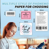 45mm Phomemo Pre-Cut Thermal Label Roll White - Phomemo