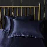 Super King Luxury Satin 4Pc Sheet Set 2x Pillow Cases Fitted Sheet Flat sheet - Bedding Noco