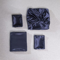 Super King Luxury Satin 4Pc Sheet Set 2x Pillow Cases Fitted Sheet Flat sheet - Bedding Noco