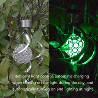 Solar Powered Wind Chime Sculpture Colour Changing LED Light