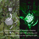 Solar Powered Wind Chime Sculpture Colour Changing LED Light