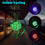 Solar Powered Wind Chime Sculpture Colour Changing LED Light