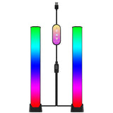 LUZ 60 LED Dual Sound Activated Ambient Light Bars , Multiple Modes and Colours, USB Powered