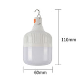 [2 Pack] 30W RECHARGEABLE HANGING LED LIGHT Camping or Work Light 3 Modes USB Rechargeable AB26 - Outdoor Light NOCO