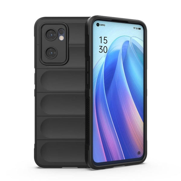 OPPO FIND X5 Lite/ Reno 7 5G Airbag Shock Resistant Cover Built-in airbag technology - Black - Cover Noco