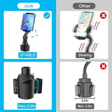 CUP-B18 Universal Car Cup Holder Mount Long Arm Bracket Up to 12.9’’ - NOCO