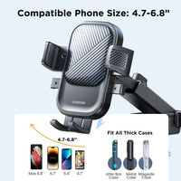 Joyroom OK6 Phone Mount Dash/Windscreen Extendable and Rotatable Holds Big Phones Up to 85mm wide - NOCO