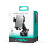 Joyroom ZR241S Dash Mount 15W Wireless Charger Strong Bracket One Hand Operation - JOYROOM