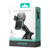 Joyroom ZR246S Dash Mount 15W Wireless Charger Auto Alignment Dual Coil - JOYROOM