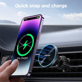 ZS240 Pro 15W Max Wireless Magnetic Phone Charger Vent Mount - NOCO