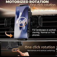 SD01 15W Car Wireless Rotating Charger Auto-Clamping/Rotating Vent Mount Capacitor - NOCO