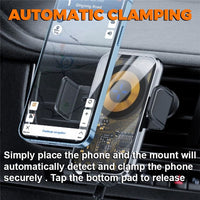 X11 15W Car Wireless Phone Charger/Mount Auto-Clamping Vent Mount Super Capacitor - NOCO