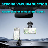 Yesido C276 Magnetic Car Mount | Heavy-Duty Suction Cup for Dashboard & Windshield - Yesido