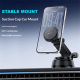 Yesido C276 Magnetic Car Mount | Heavy-Duty Suction Cup for Dashboard & Windshield - Yesido