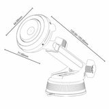 Yesido C284 2-in-1 Vacuum Suction Magnetic Car Phone Mount - Yesido
