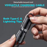Yesido MH158 10,000mAh Power Bank with Built-in Cables | 20W PD Fast Charging Portable Charger - Yesido