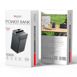 Yesido YP63 50000mAh Power Bank with 6 Output Ports and Digital Display - Yesido