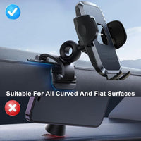 ZS259 Car Phone Cradle Triple Foot Mount Auto Grip Up to 7’’ screen phones NOCO