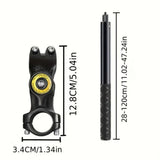 D-28T Adjustable Bike & Motorcycle Handlebar Mount Extensible Stand for Action Cameras - Noco