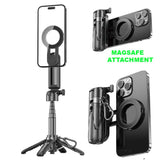 P15 Mini Extending Magsafe Selfie Stick/Tripod Phone Holder Wireless Camera Control - Noco